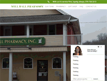 Tablet Screenshot of millhallpharmacy.com